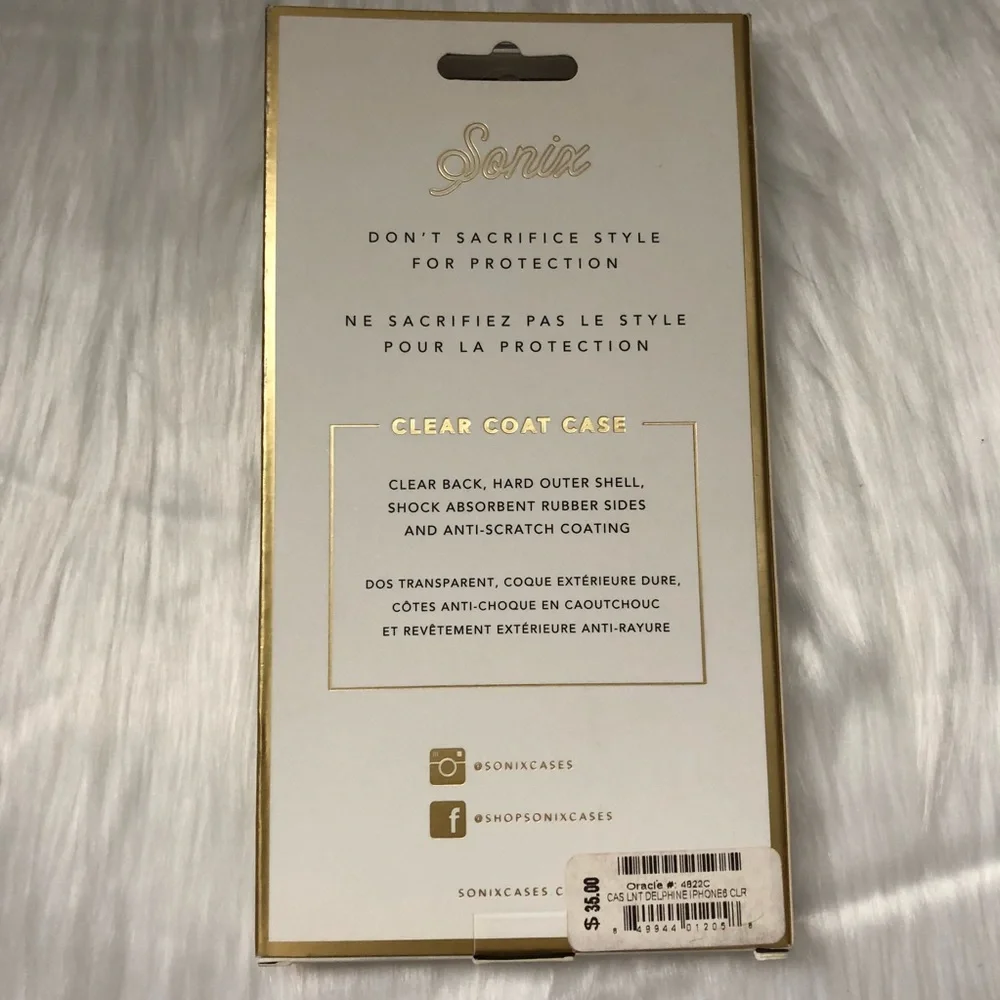Sonix iPhone 6 Clear Black & Gold Flower Phone Case
